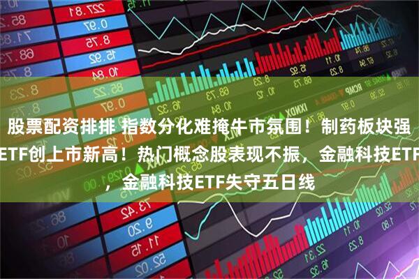 股票配资排排 指数分化难掩牛市氛围！制药板块强势领跑，药ETF创上市新高！热门概念股表现不振，金融科技ETF失守五日线